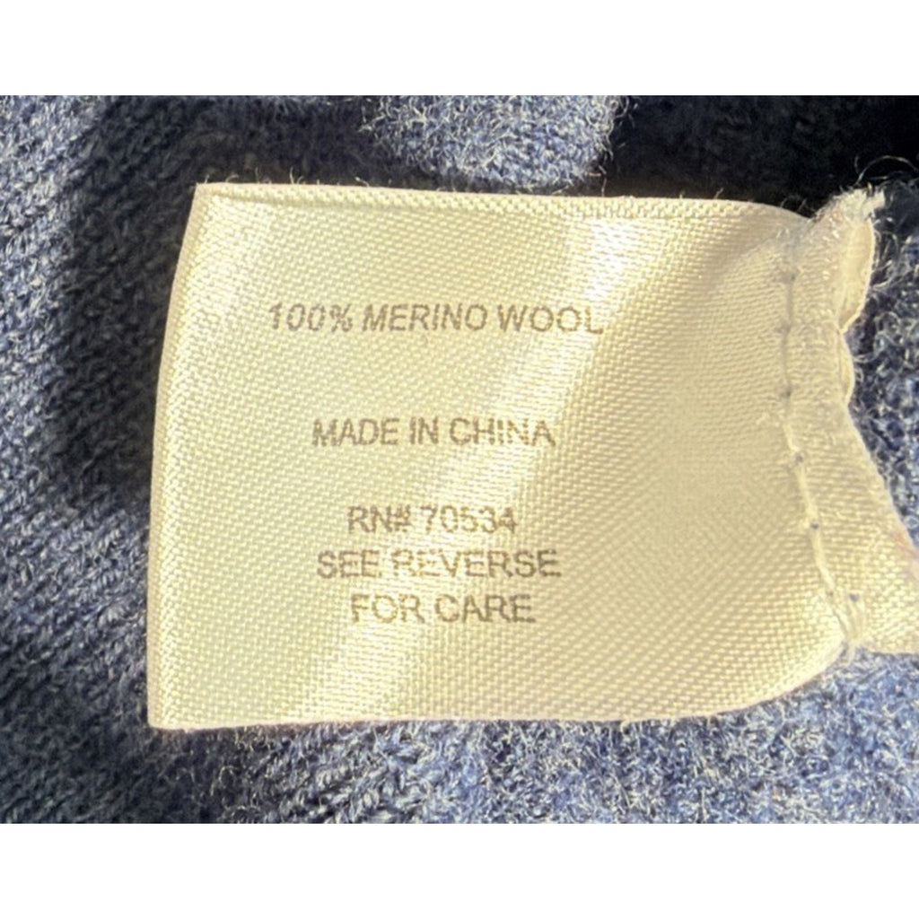 ORVIS Half-Zip Sweater Sz. L 100% Merino Wool