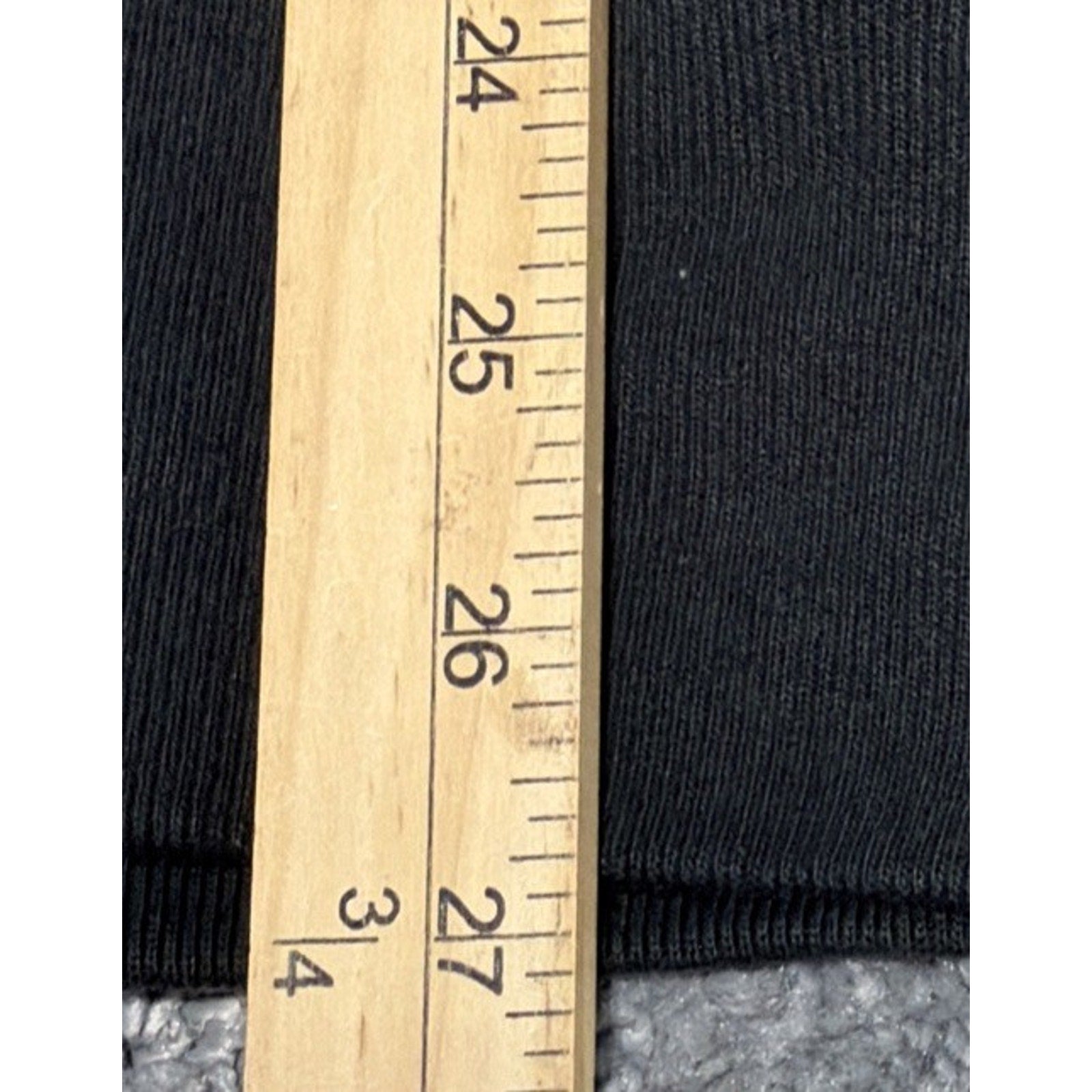 Champion Reverse Weave Sweatshirt Mens L Pullover Black All Over Print Logo