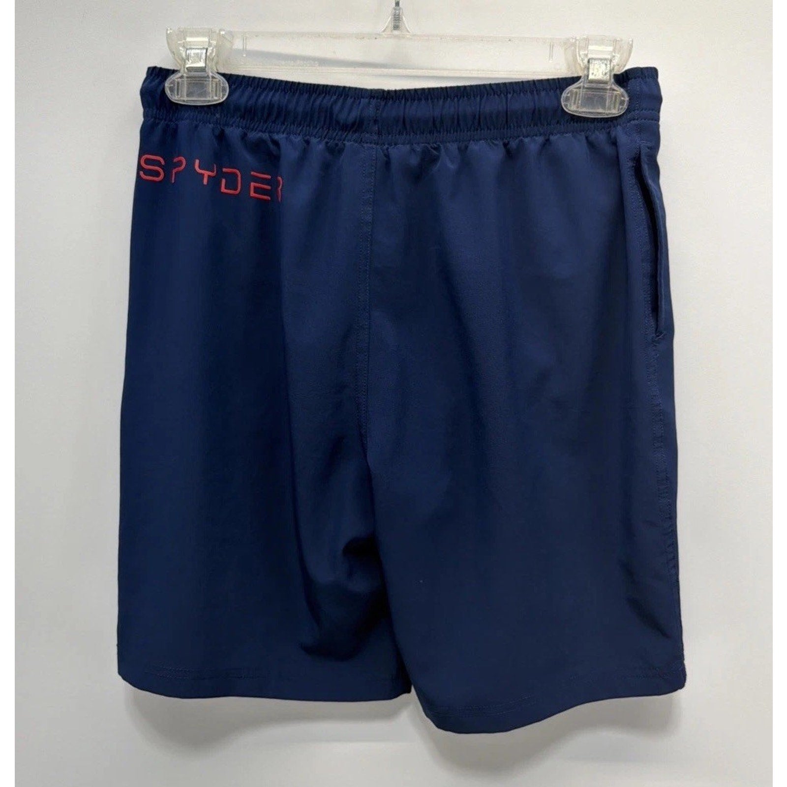Spyder Shorts Boys M 10-12 Pockets Casual Lightweight Elastic Swim Drawstring