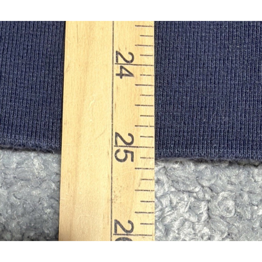 Men Banana Republic Fleece Graphic Logo Pullover Sweatshirt BLUE M