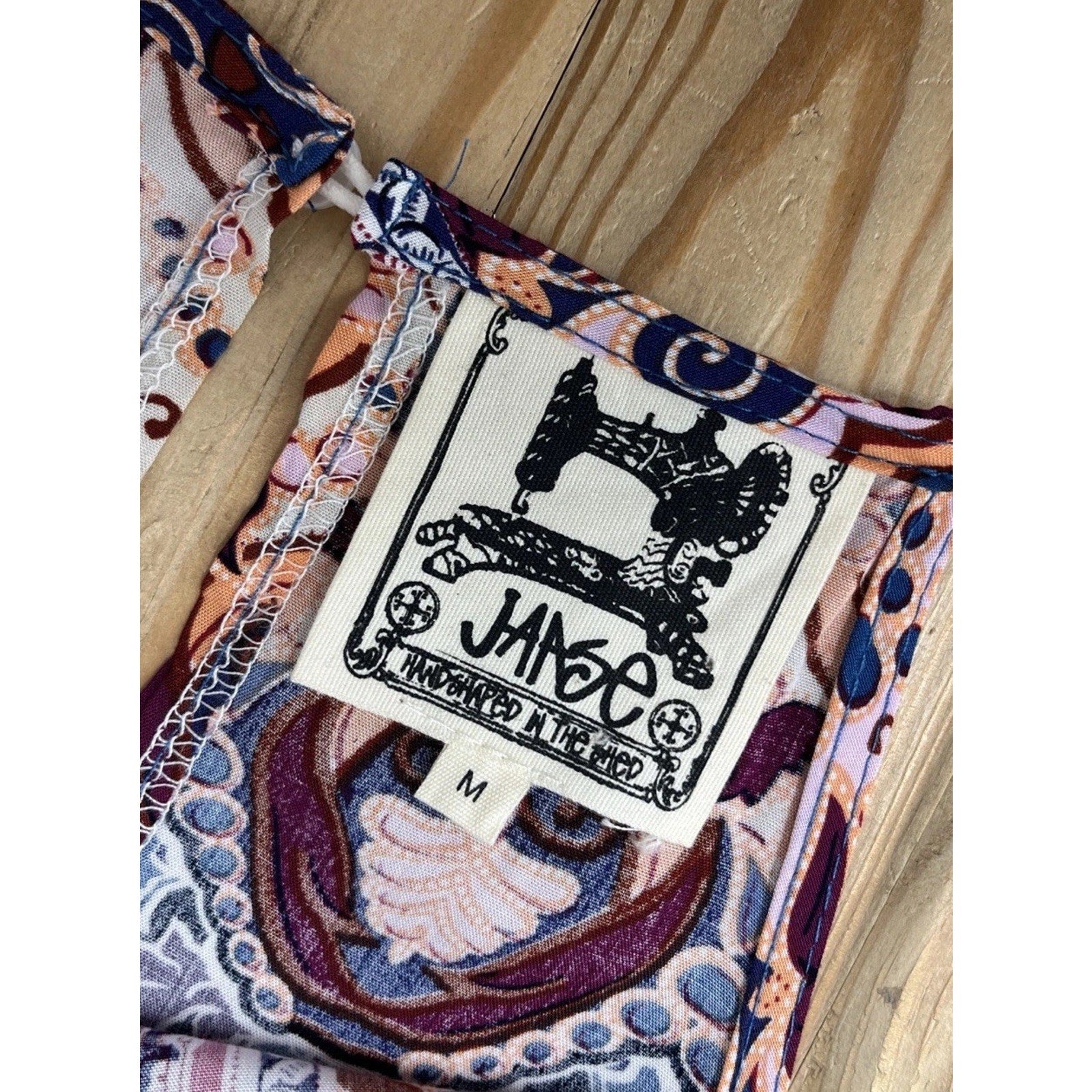 Jaase Anthropologie Boho Off the Shoulders Blouse Top Sz Medium+