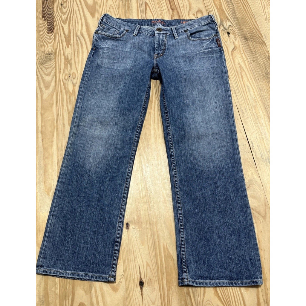 SILVER Laura Blue Stretch Cropped Jeans Low-Rise Women’s Size 30x25