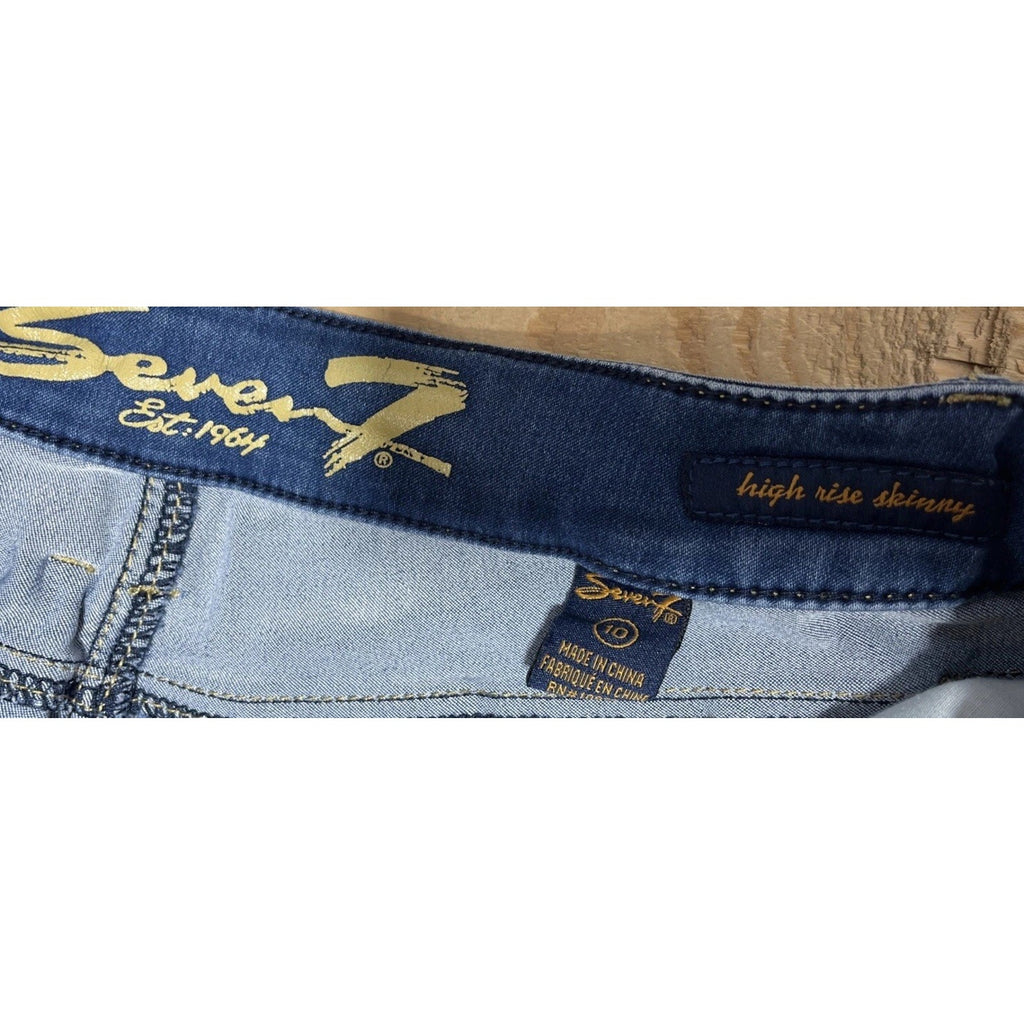 Women’s Seven 7 High Rise Skinny Stretch Jeans Size 10