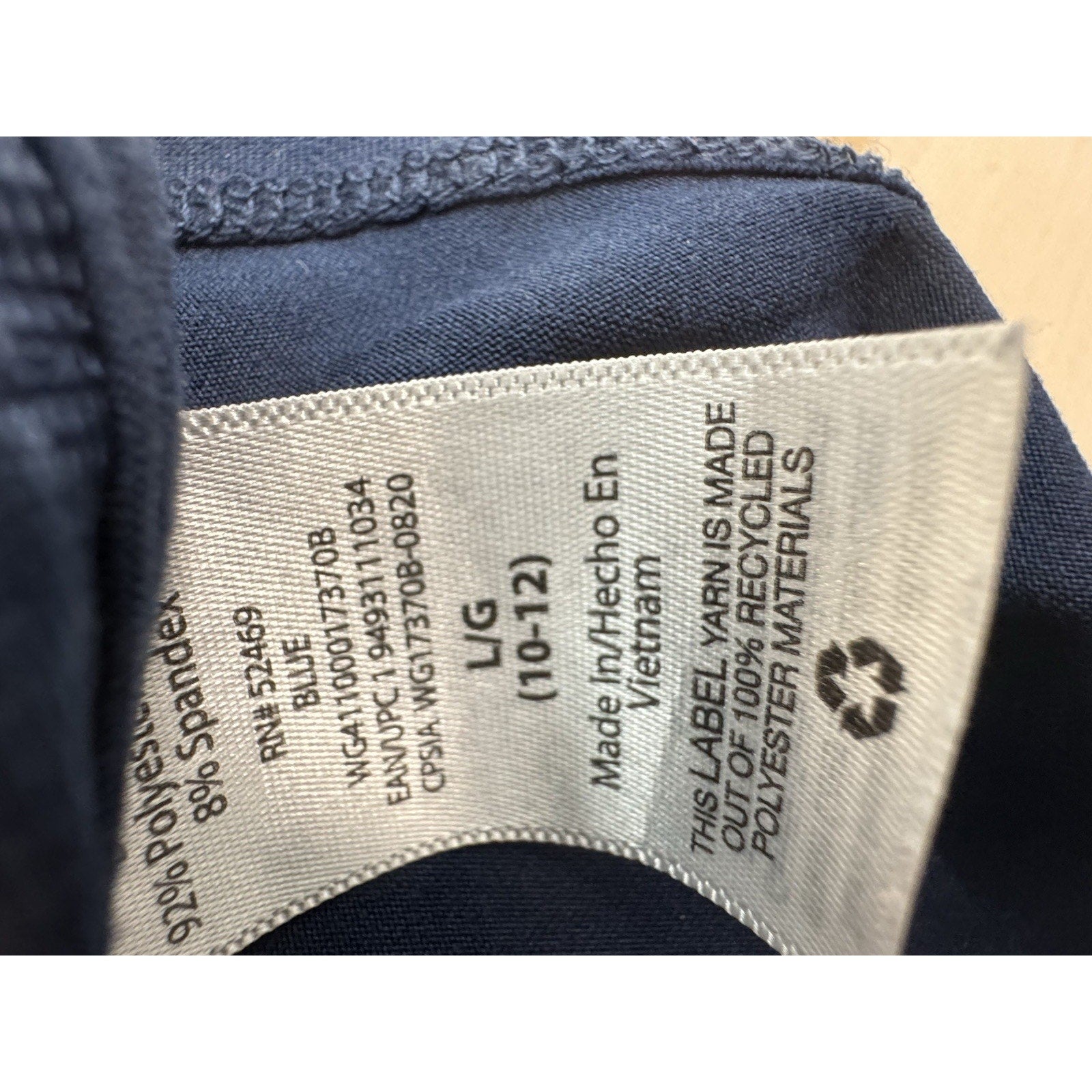 Sequined Dress Navy Blue Wonder Nation Girls Large (10/12)