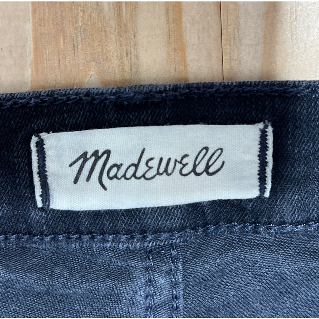 Madewell Women’s High Rise Skinny Skinny Faded Black Jeans Size 28