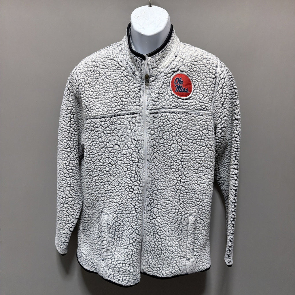 University Of Ole Miss Rebels Champion Jacket Adult Large Sherpa Fleece