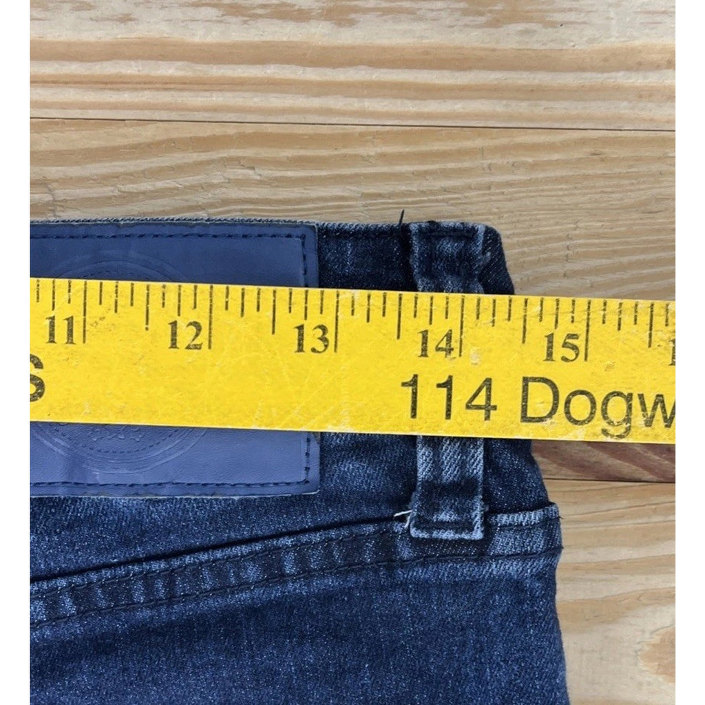 Smoke & Ash Men's Skinny Distressed Blue Jeans Size 29x30 stretch