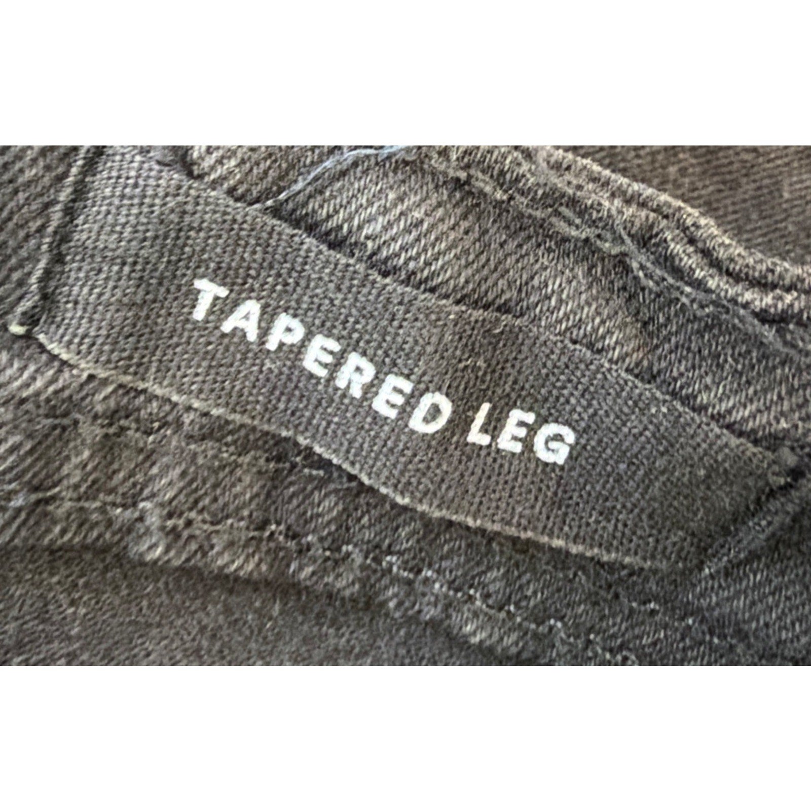 Cotton-On Denim High Rise Tapered Leg Black Jeans Size 28 Measure 30x30