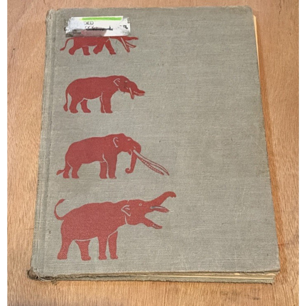 Ancient Elephants William E Scheele 1958 Hardcover Illustrated Ex Library