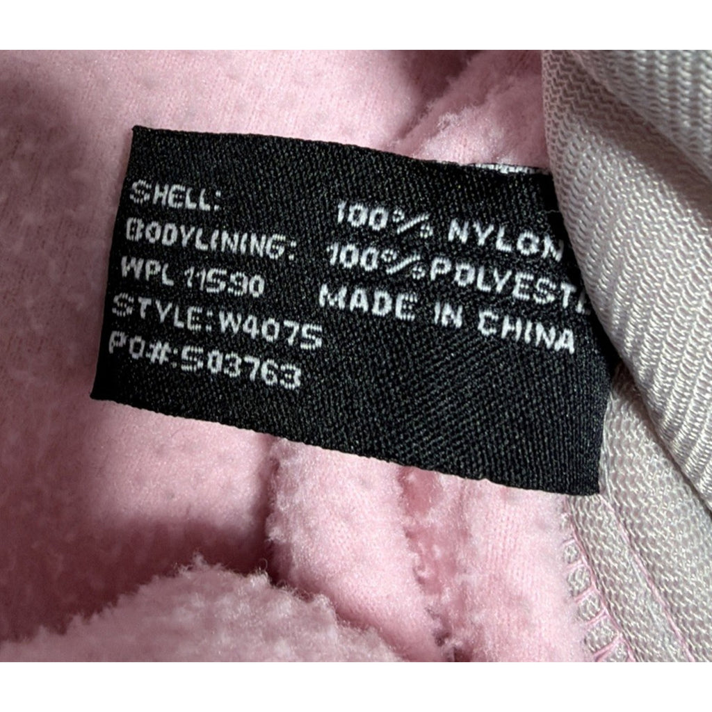 Mississippi State Bulldogs Jacket Womens M pink Fleece Full Zip Weatherproof