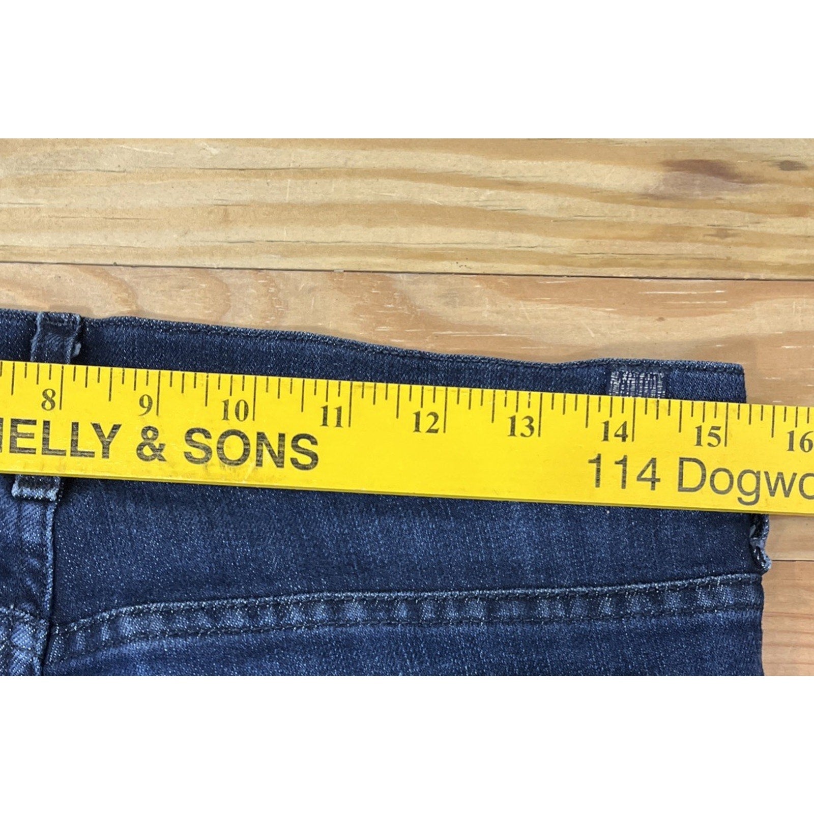 7 For All Mankind Gwenevere Skinny Jeans Women Sz 28X29 Blue Stretch Denim