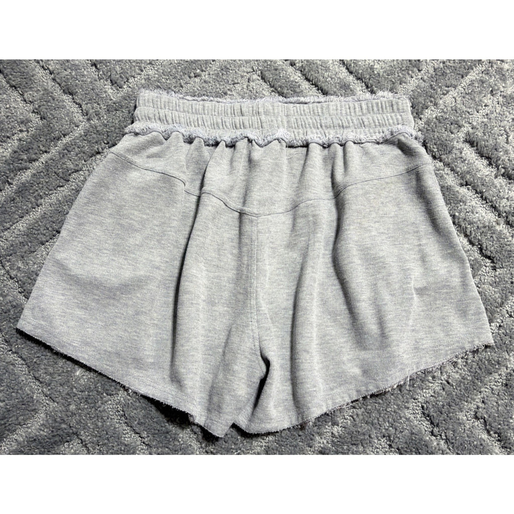 Flawless Brand Raw Hem Gym Leisure Casual High Rise Shorts Size Large Gray