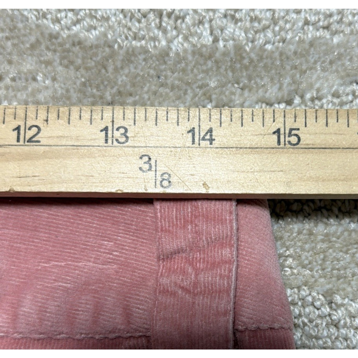 Coast 2 Coast Women Corduroy High Rise Wide Leg Flare Cropped Pants Pink Size 6