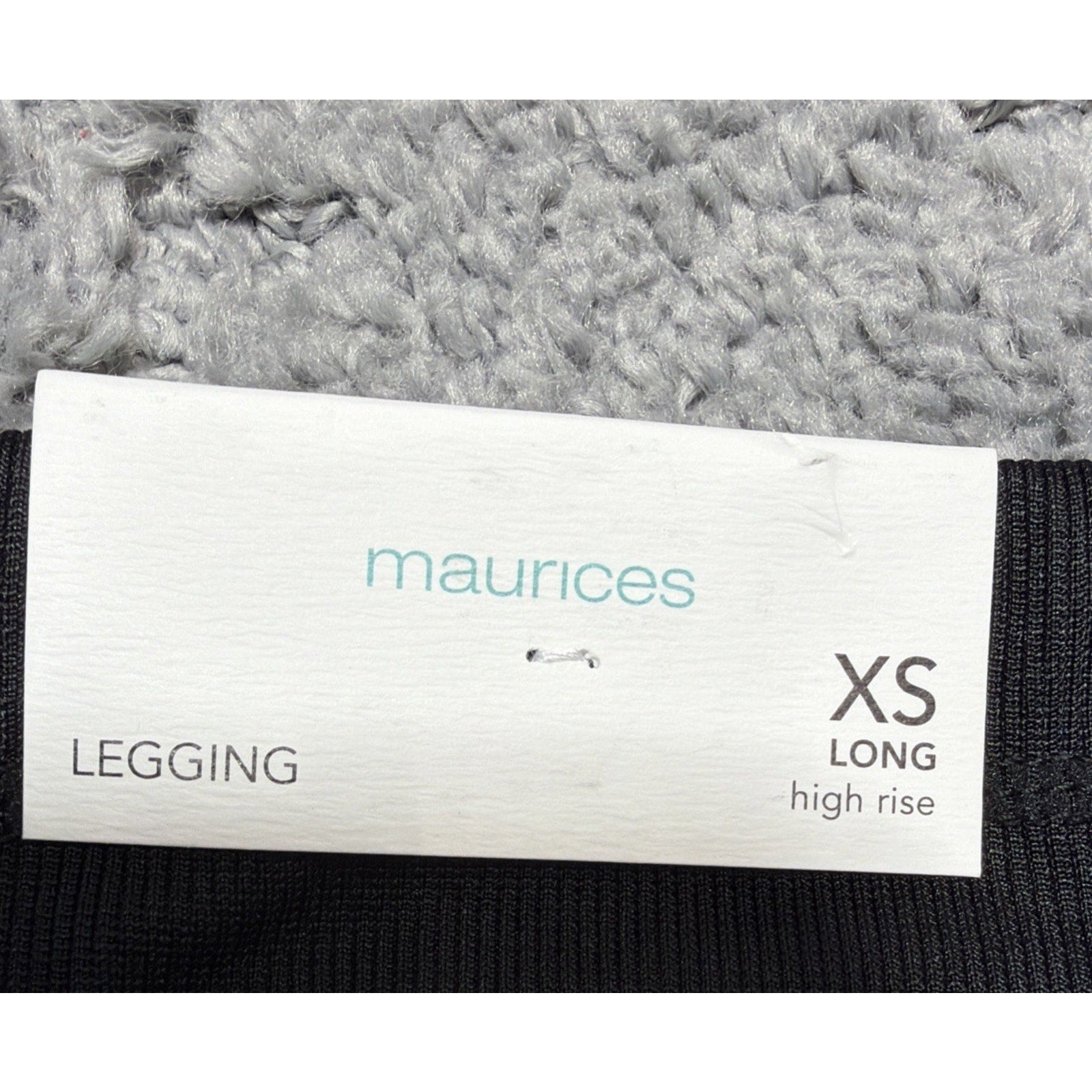 Maurices Drawstring Leggings Pockets Womens XS Long High Rise Fleece Lined 28”