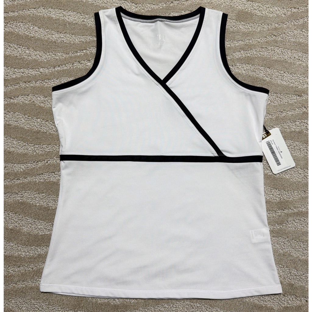 Tail Women’s Mazikeen V Neck tank top Sz Small Activewear Tennis Golf Yoga NWT