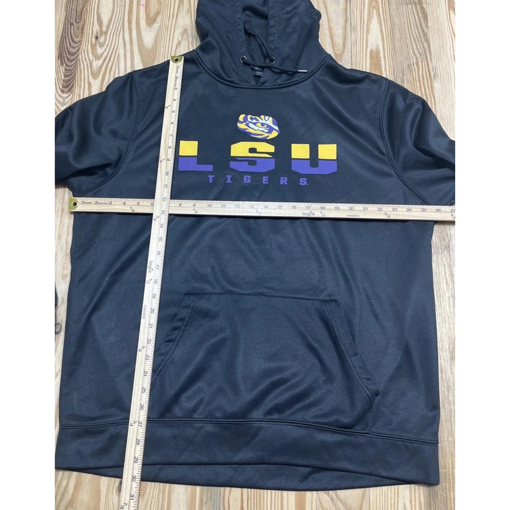 LSU Tigers Colosseum Eye Of The Tiger Logo Pullover Black XXL Excellent