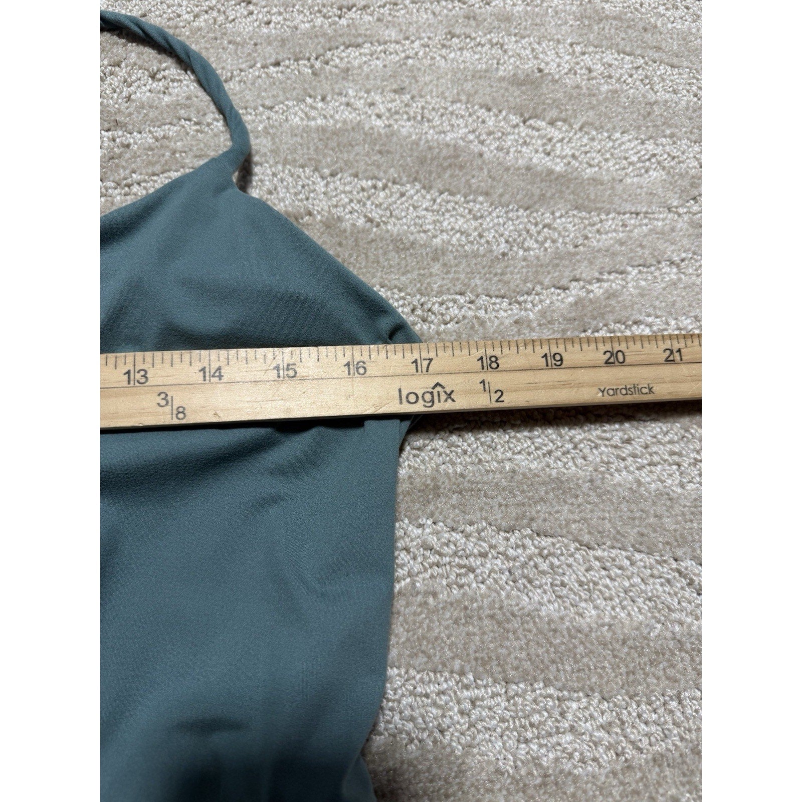 Rae Mode Dress Womens 1X Mint Green Racerback Swing A-Line Stretch Casual