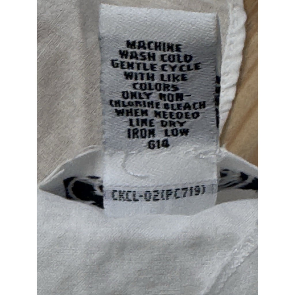 Calvin Klein White Summer Halter Dress Cross Ribbed Design Womens Size 2
