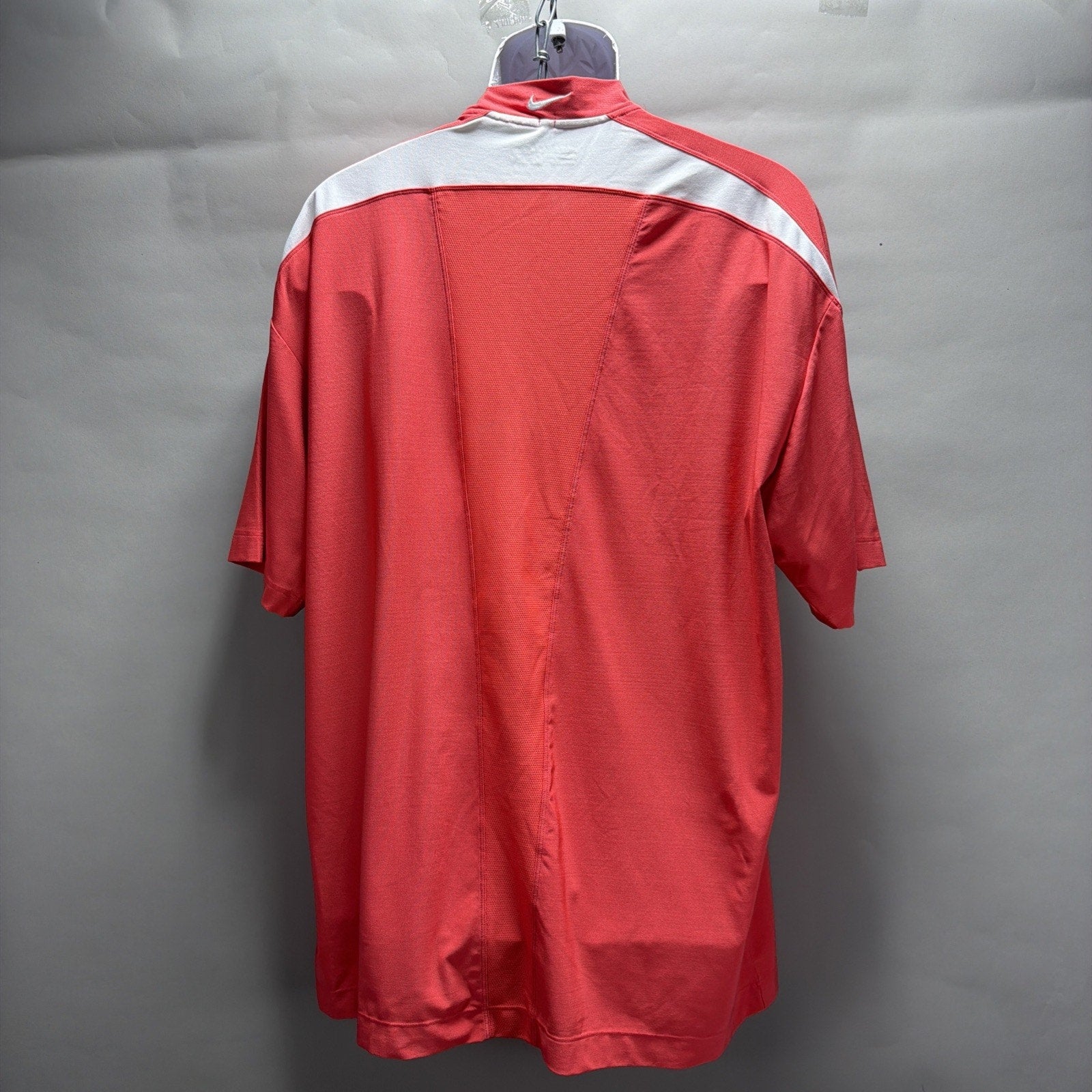 Vtg NIKE GOLF FIT DRY TENNIS SHIRT RUNNING XL STRETCH MOCK NECK 256503