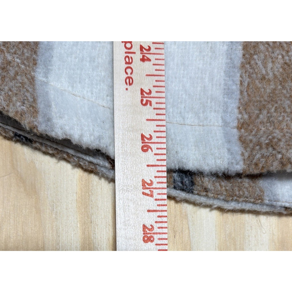 Avec Les Filles Plaid Shacket Jacket Women’s M Brown Pocket Front Anthropologie