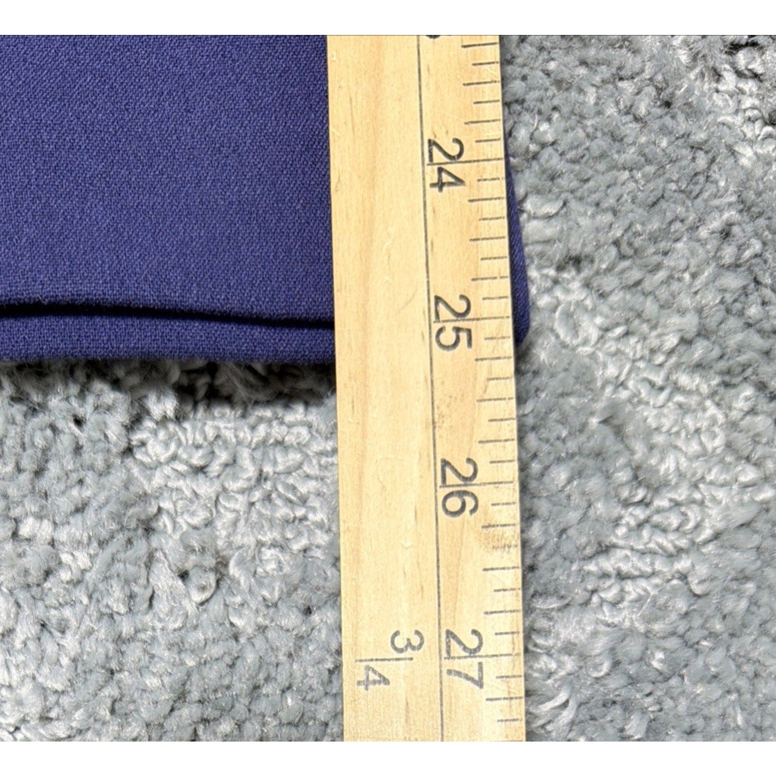 Halogen Pants Atlantic + Pacific Stretch High Rise Cropped Pants Purple SZ 12