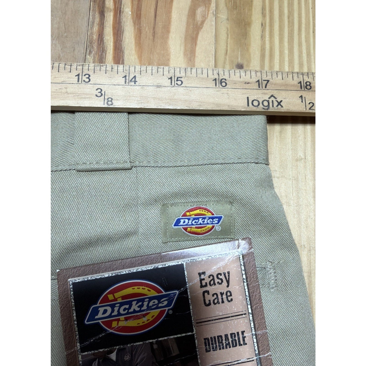 Vintage Dickies Khaki 874 Work Utility Streetwear Workwear Pants 34x29 NWT