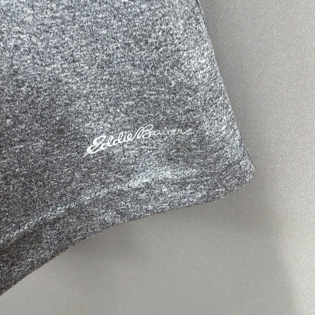 Eddie Bauer Men’s XL Grey Dry-Fit Performance Athletic Lightweight Gym Work Out