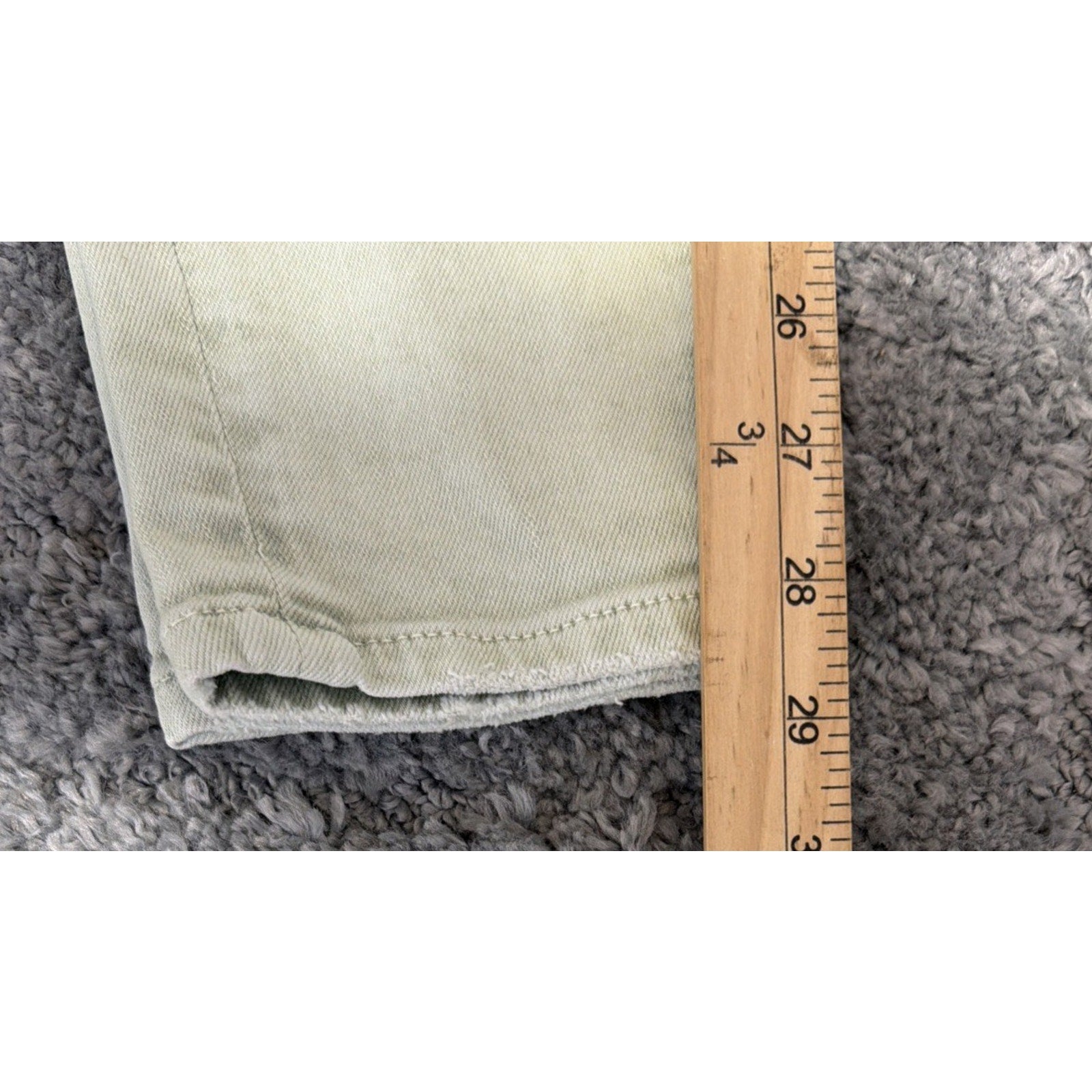 GUESS-Womens Jeans Ultimate Skinny Green Distressed Denim Size 27