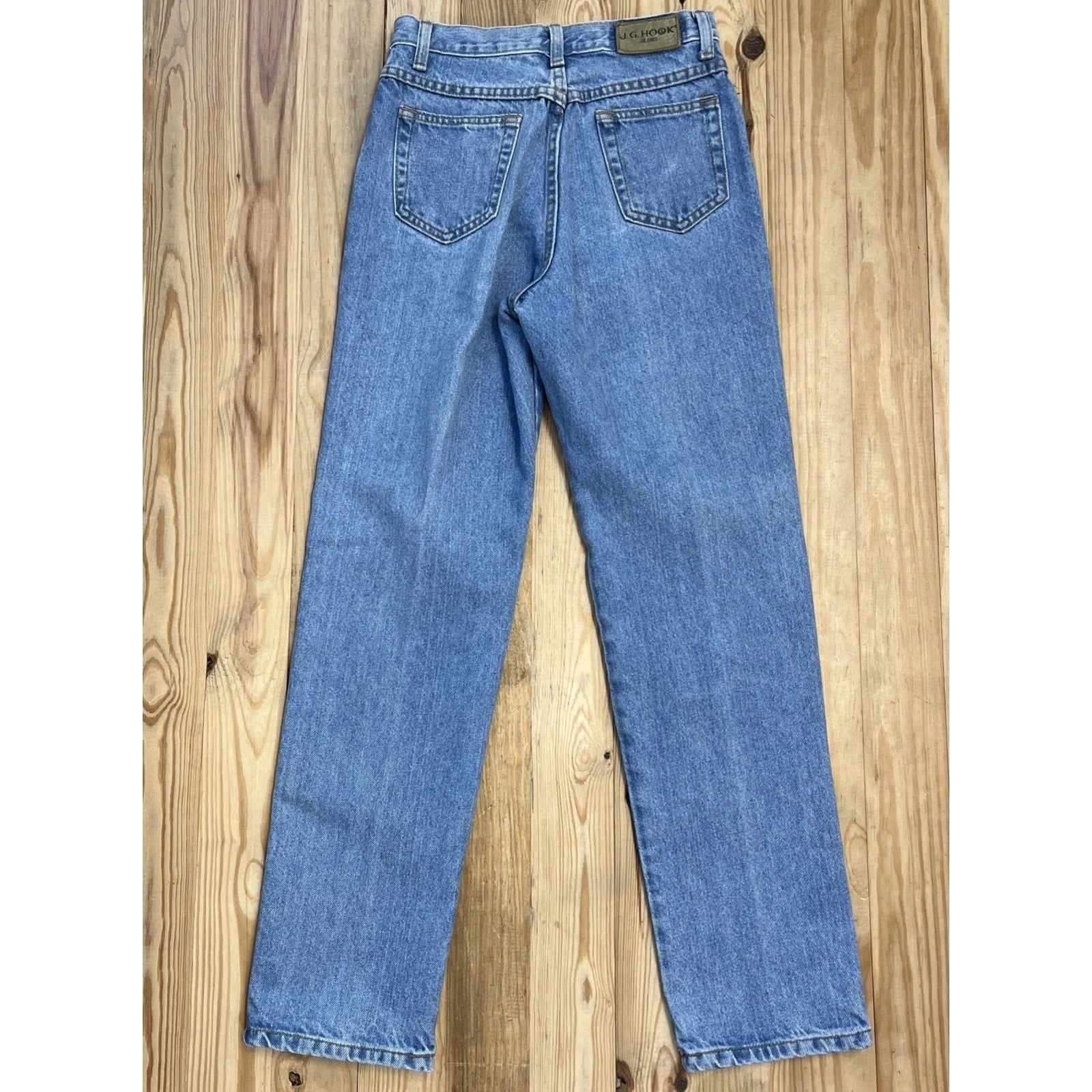 VINTAGE JG Hook Jeans Women Size 6 Mom High Rise Tapered Pants Preppy Thick 90s