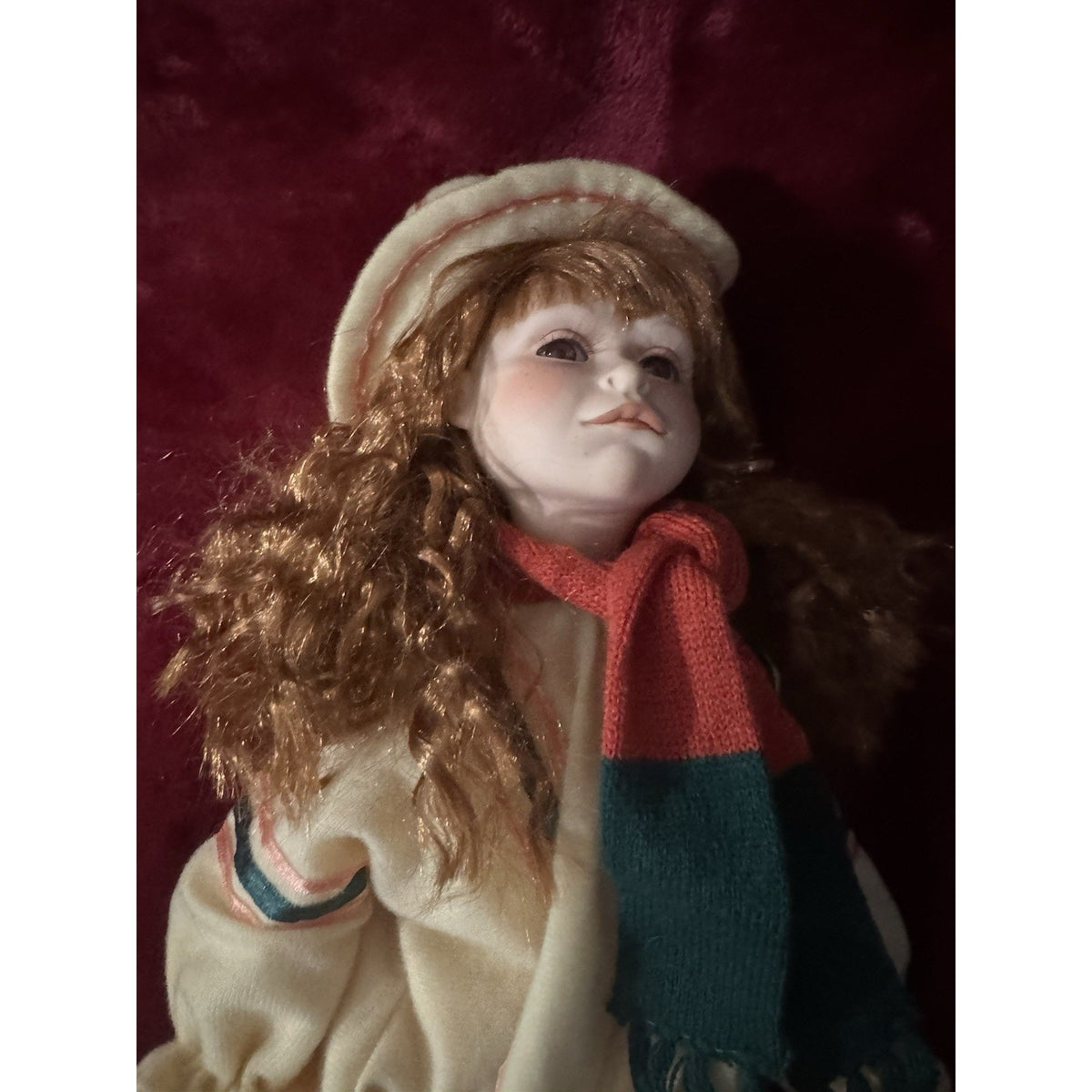 Seymour Mann Paul DeSange Porcelain Doll Limited Edition /5000 17” Winter Girl