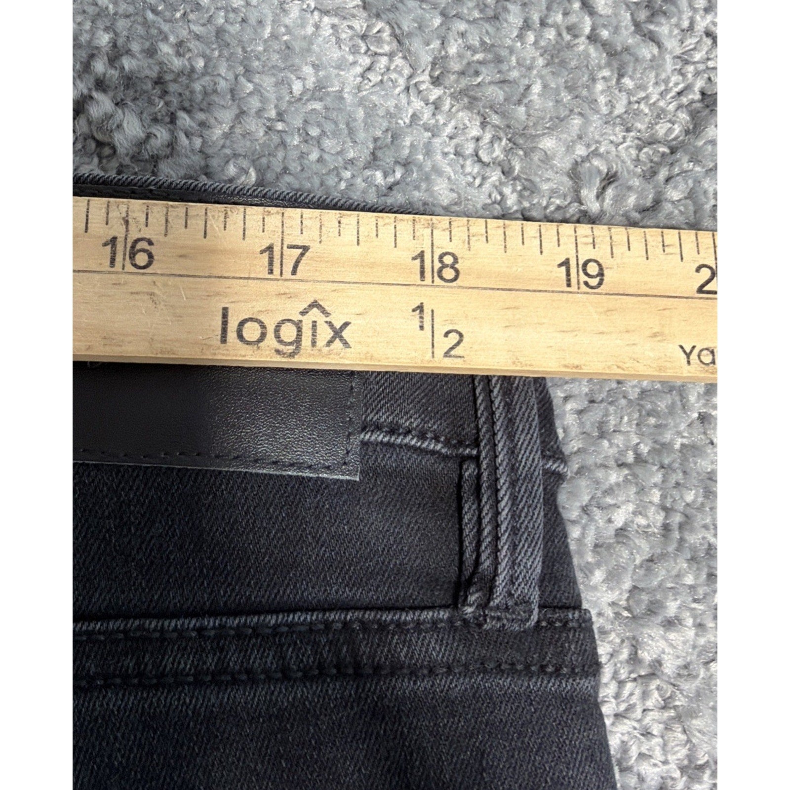 Carly Jean Los Angeles Black Laurel High Rise Wide Leg Jeans Womens Size 2X New