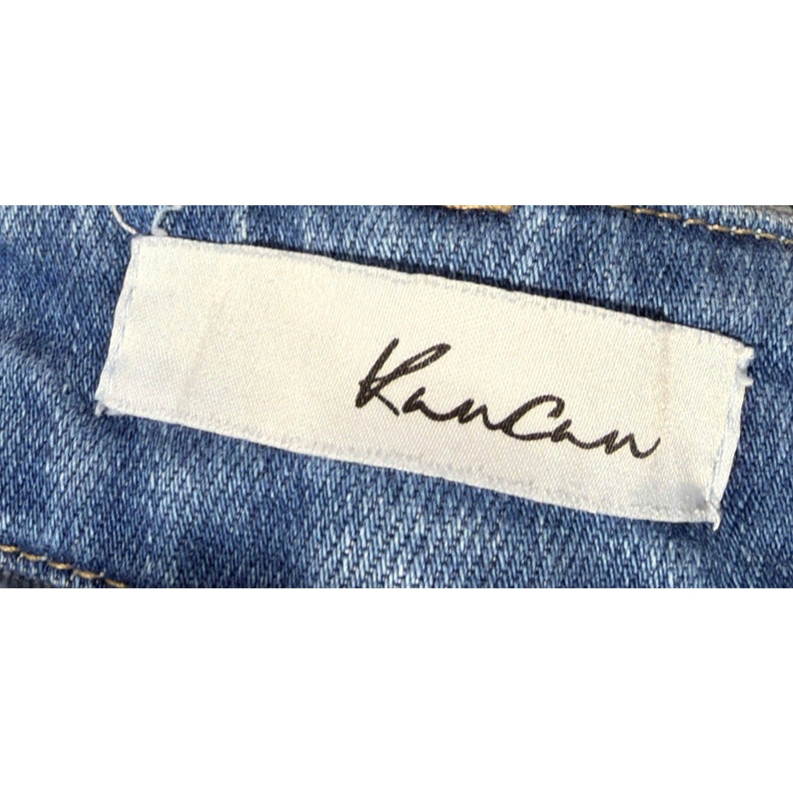 KANCAN WOMEN'S HIGH RISE ANKLE SKINNY JEANS - Size 15/31 Raw Hem