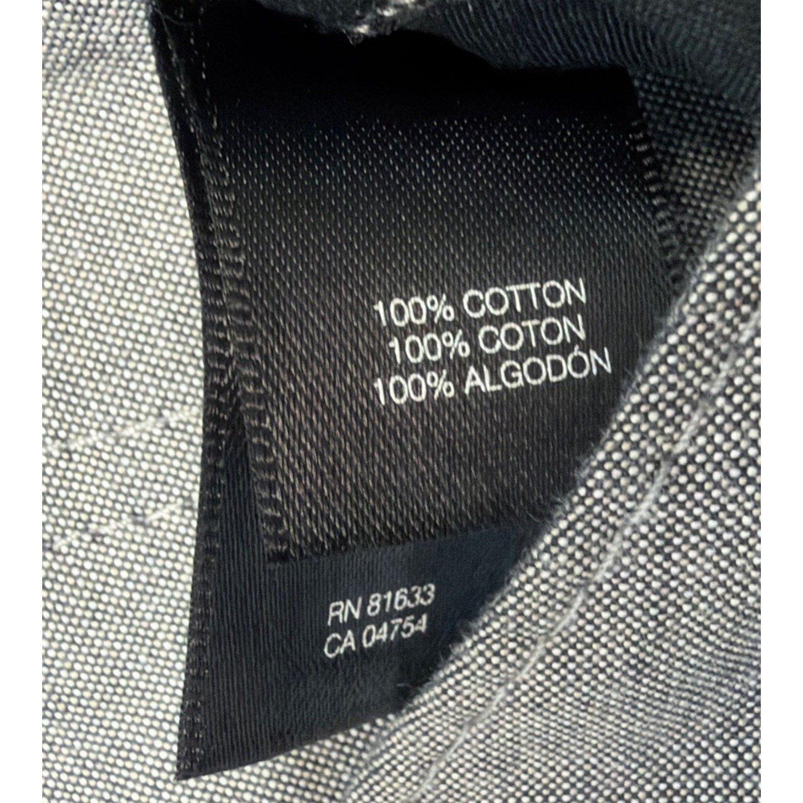NWT Kenneth Cole Men's Pant Size 36x30 Gray Cotton Trouser