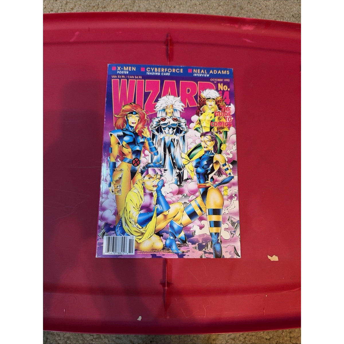 Wizard Magazine #14 October 1992 X-Men Women Art Thibert Cover Neal Adams