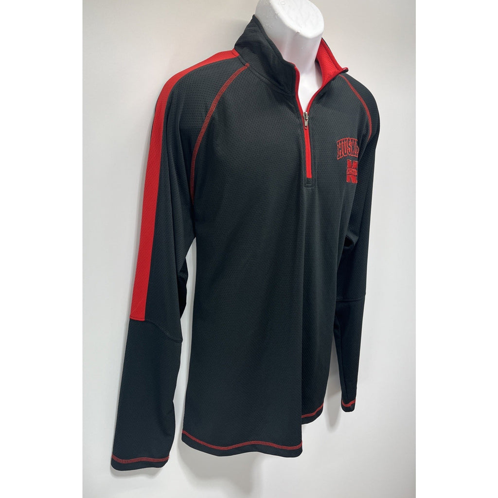 Rivalry Threads '91 Nebraska Cornhuskers Quarter-Zip Pullover Sweater XL EUC