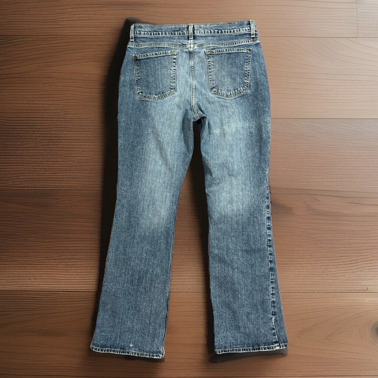 OLD NAVY Denim OND JEANS Stretch Boot Cut Stretch Just Below Waist 14 33x31