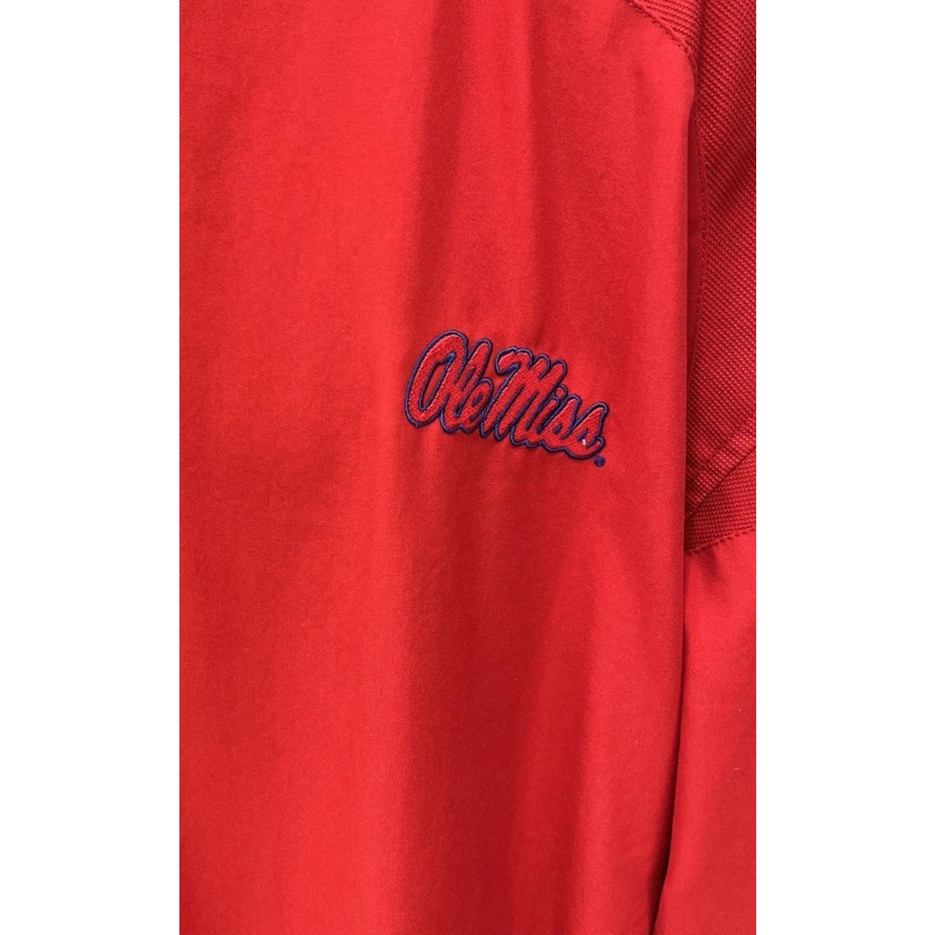 Vtg Russell Athletic Ole Miss University Official Team Issue Pullover Jacket XL