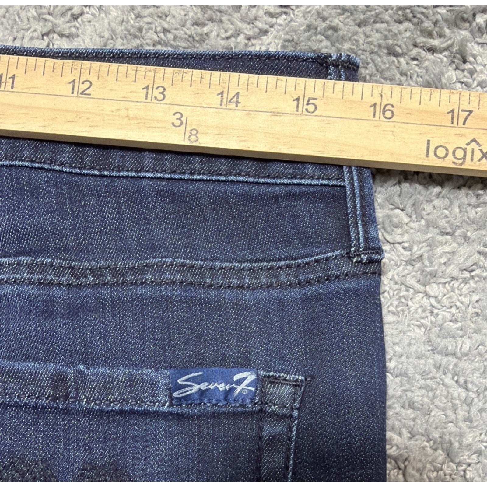 Seven Jeans Bella High Rise Wide Leg Denim Jeans Woman’s Size 8 31x32