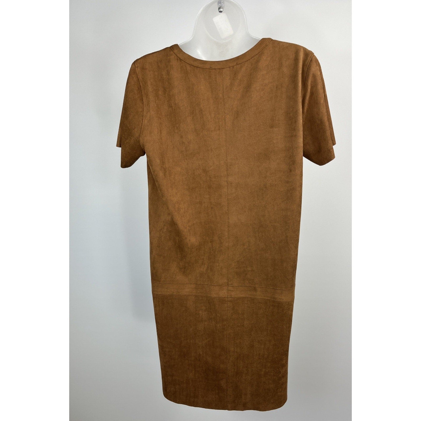 Olivaceous South Moon Under Brown Microfiber Mini Dress Womens Medium Faux Suede