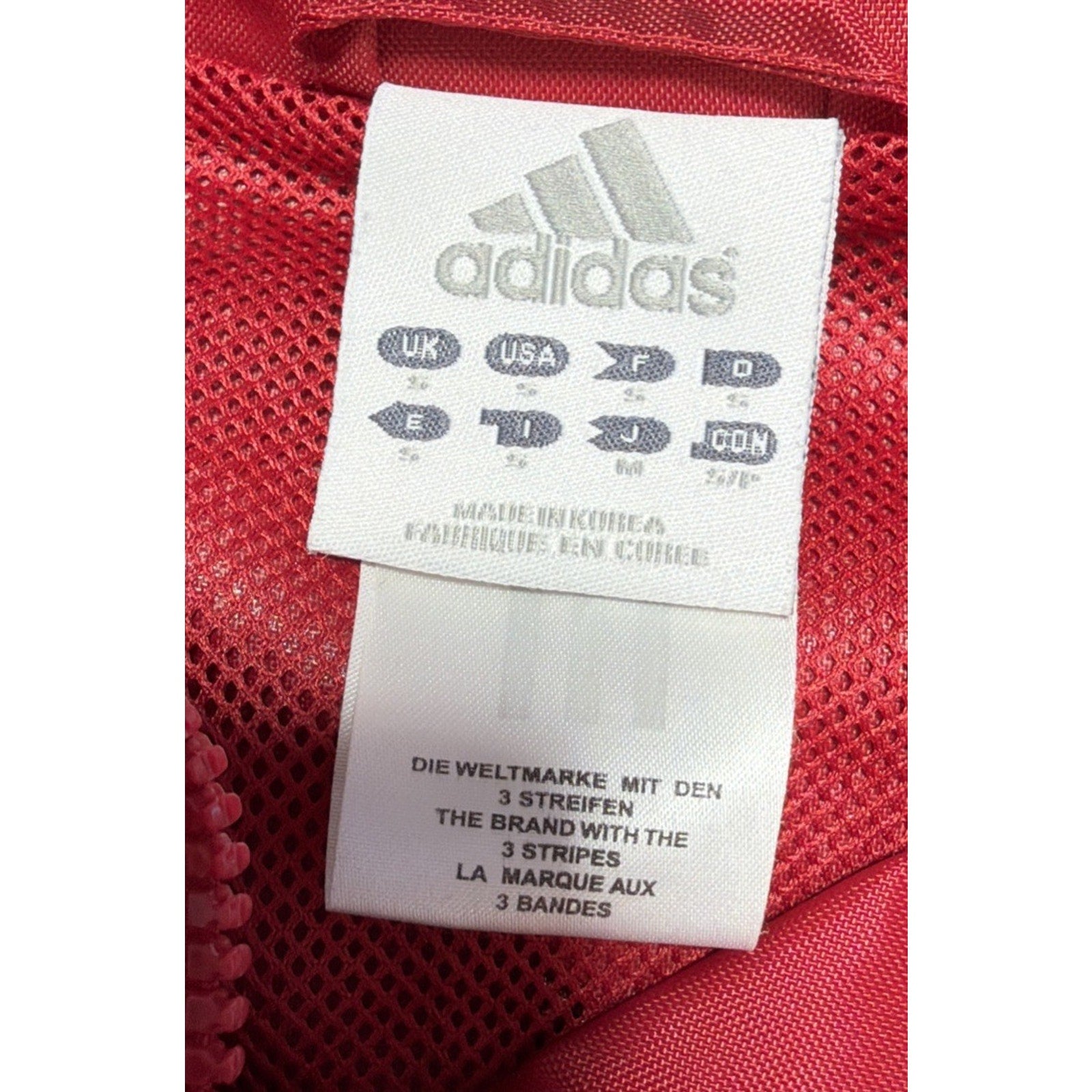 Vintage Nebraska Cornhuskers Jacket Men Small Red Adidas Windbreaker Full Zip