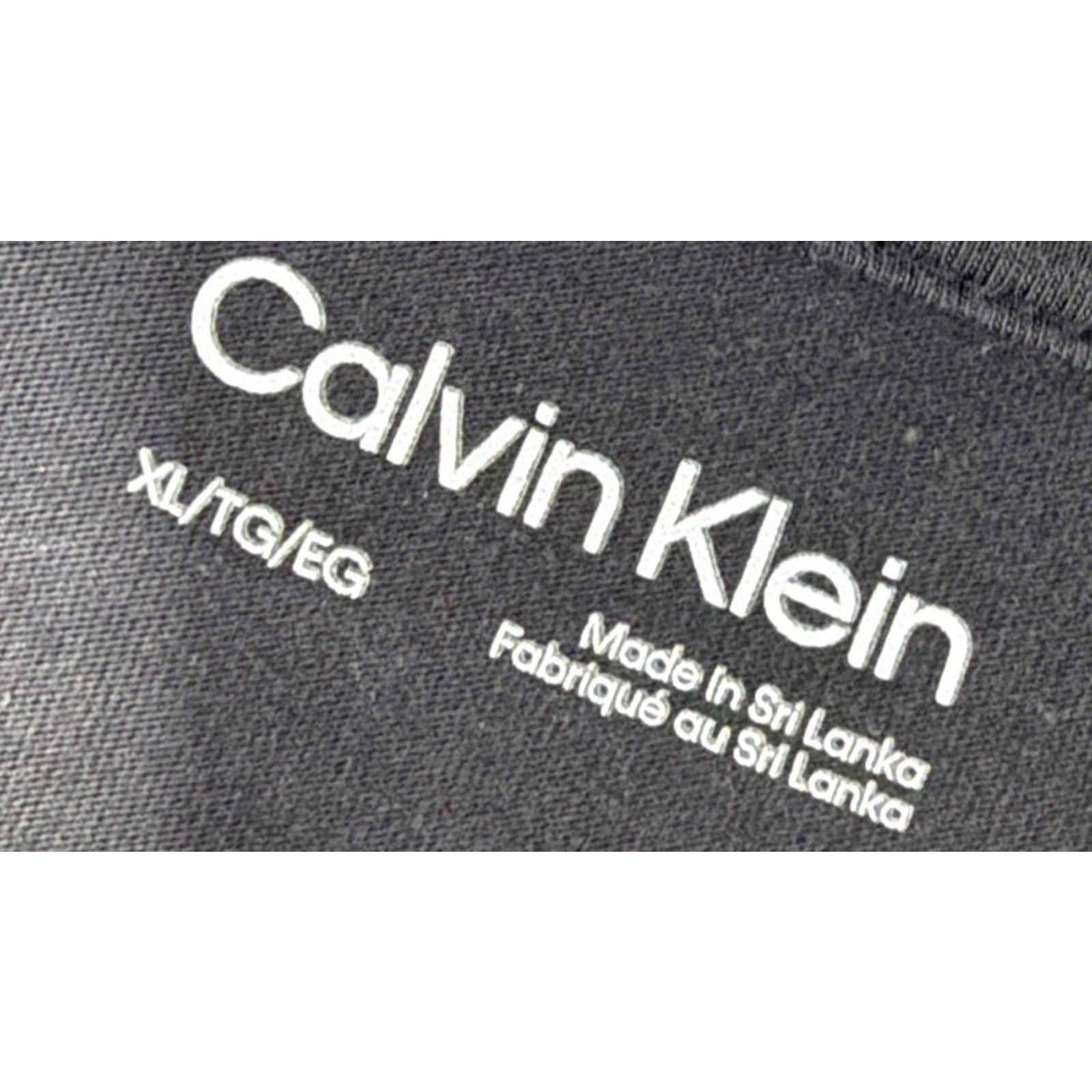 Men’s Calvin Klein Jeans Tape Graphic Front Logo Black T-shirt XL