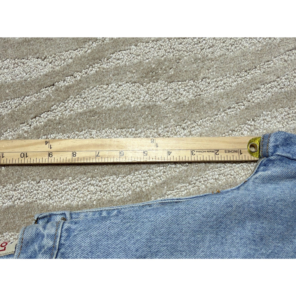 Vintage 90s London Jean Women’s Sz 6 Mom Blue Jean Shorts Made In USA 26x4