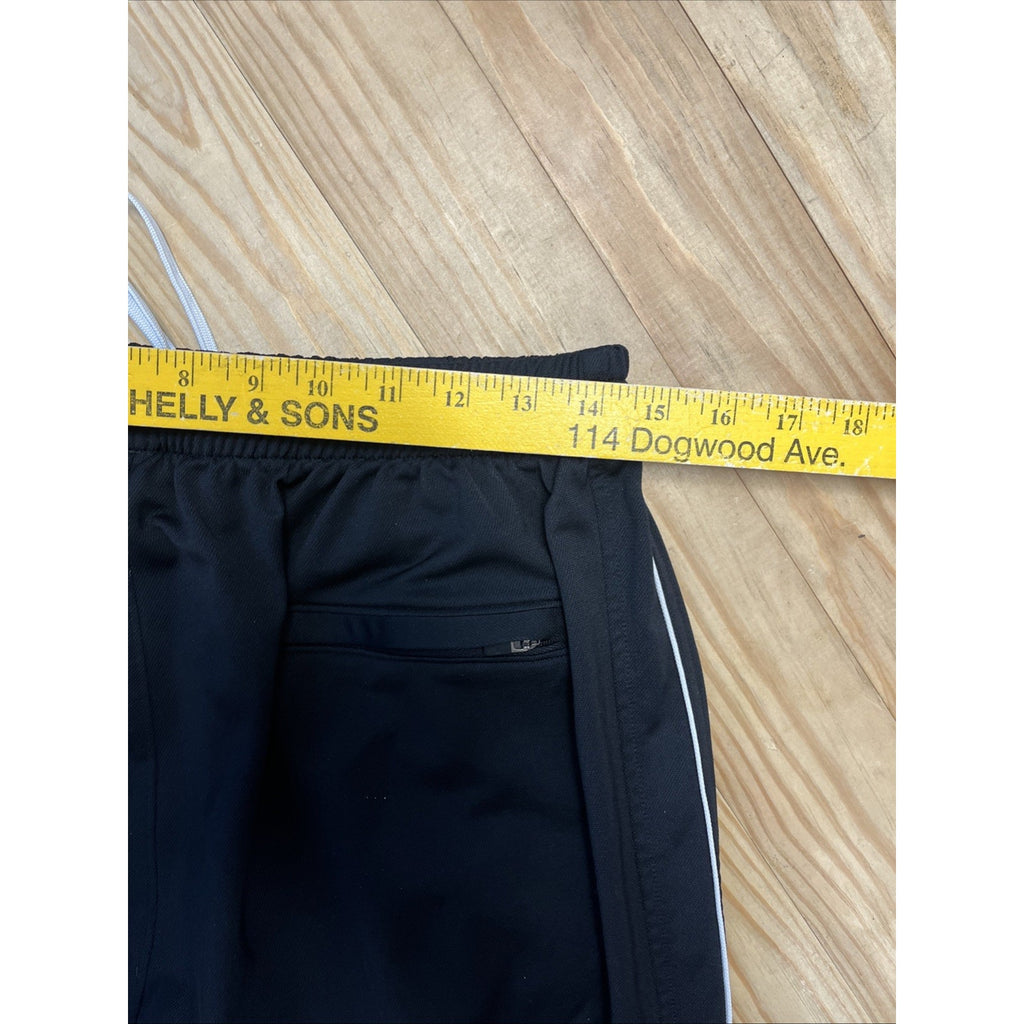 Under Armour Sweatpants Mens L Navy Blue Polyester White Logo Baggy Fit