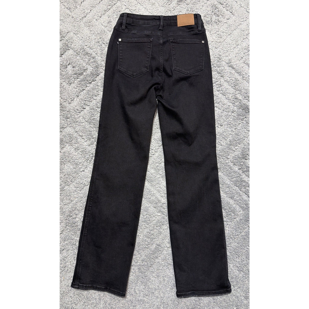 Judy Blue Dad Jeans Women’s 5/27 Black Cross Over High Rise