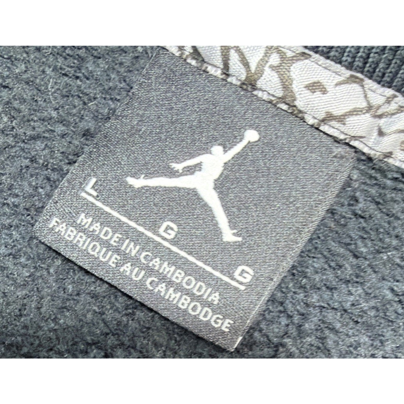 Nike Air Jordan Flight Classic Fleece Crew Sweatshirt Black 619445-010 Mens L