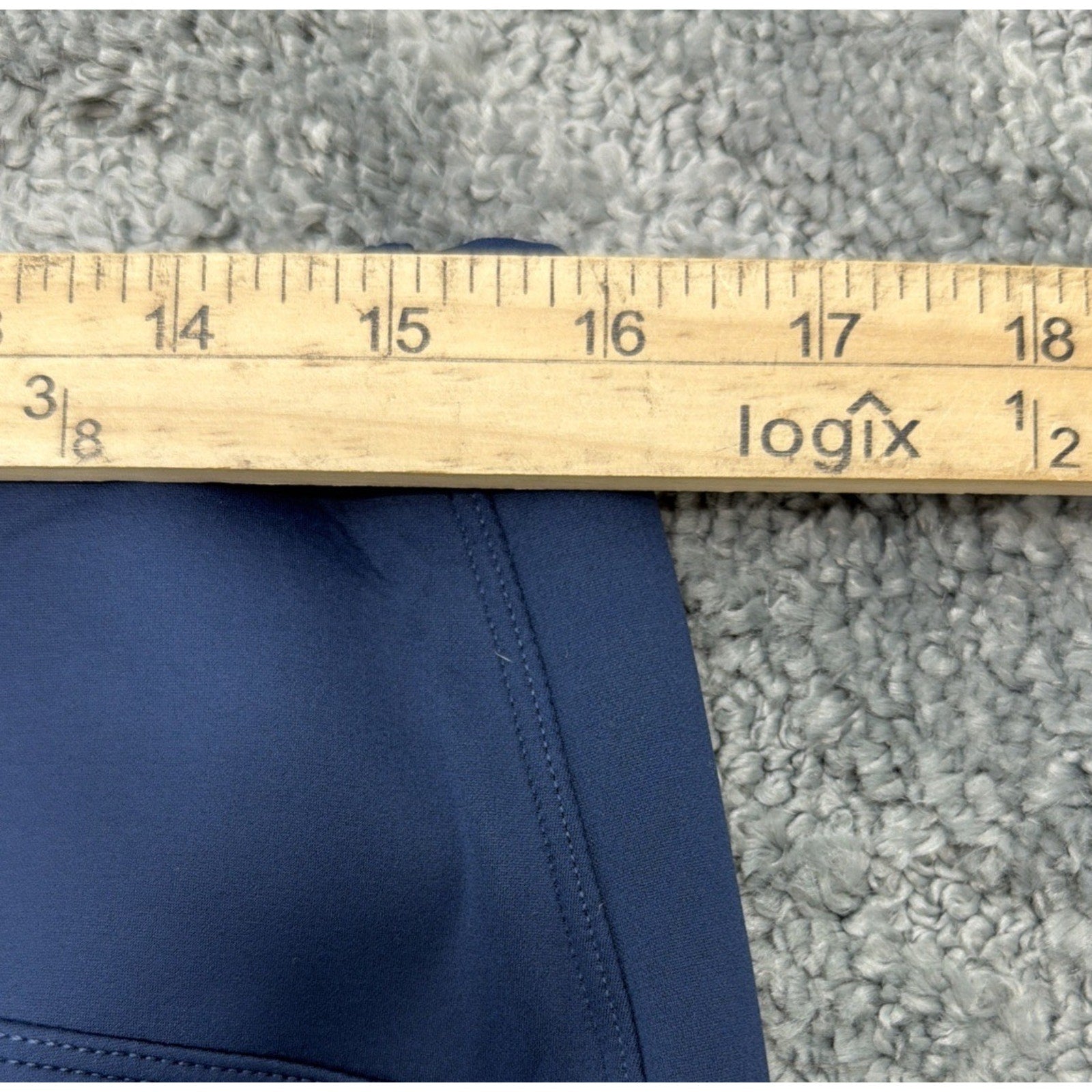 ZYIA Primo Mesh Panel High Rise 7/8 Leggings Blue White Size 20 New