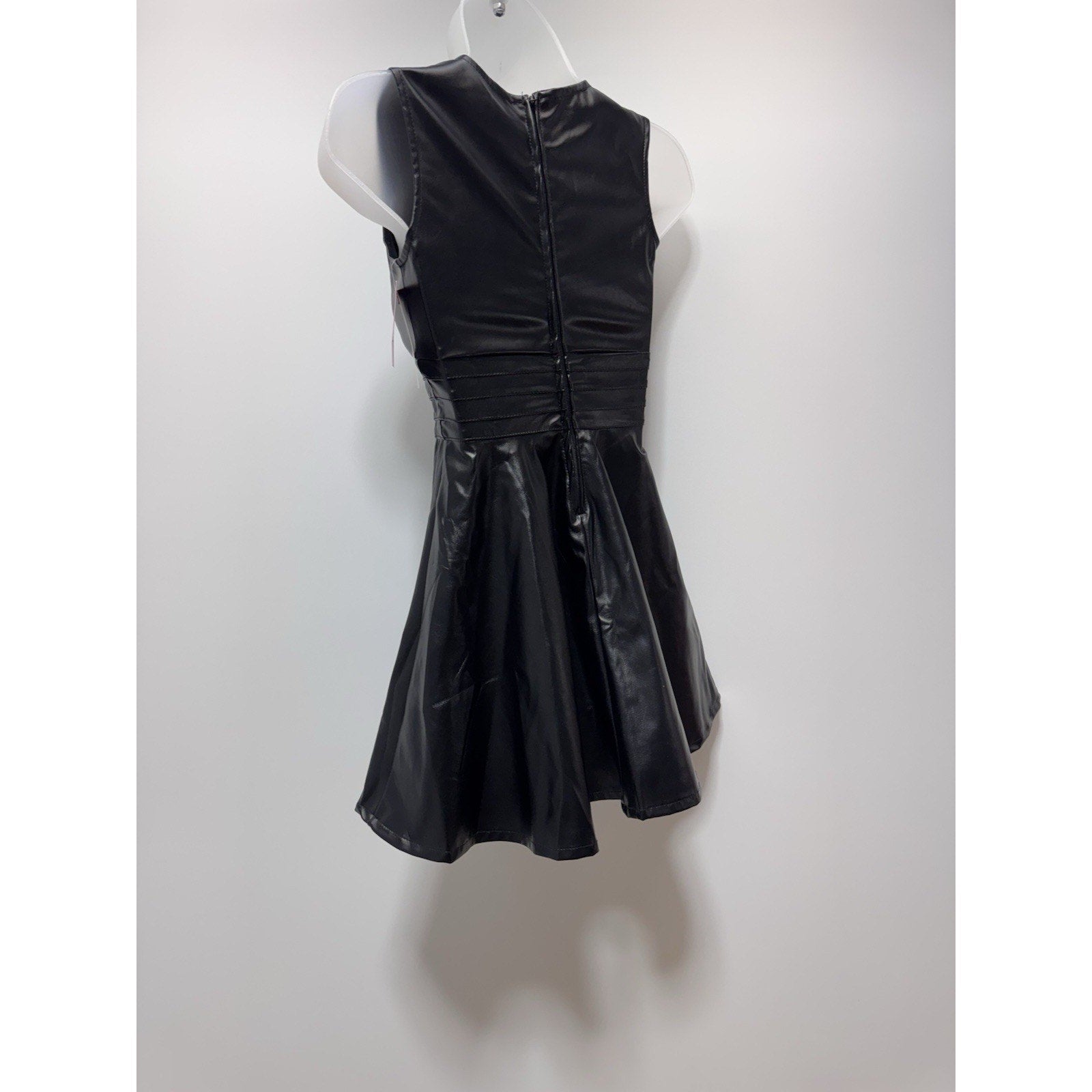 By & By Girl Sleeveless Dress Fit & Flare Black Y 2K Style Girls Size 10 NWT