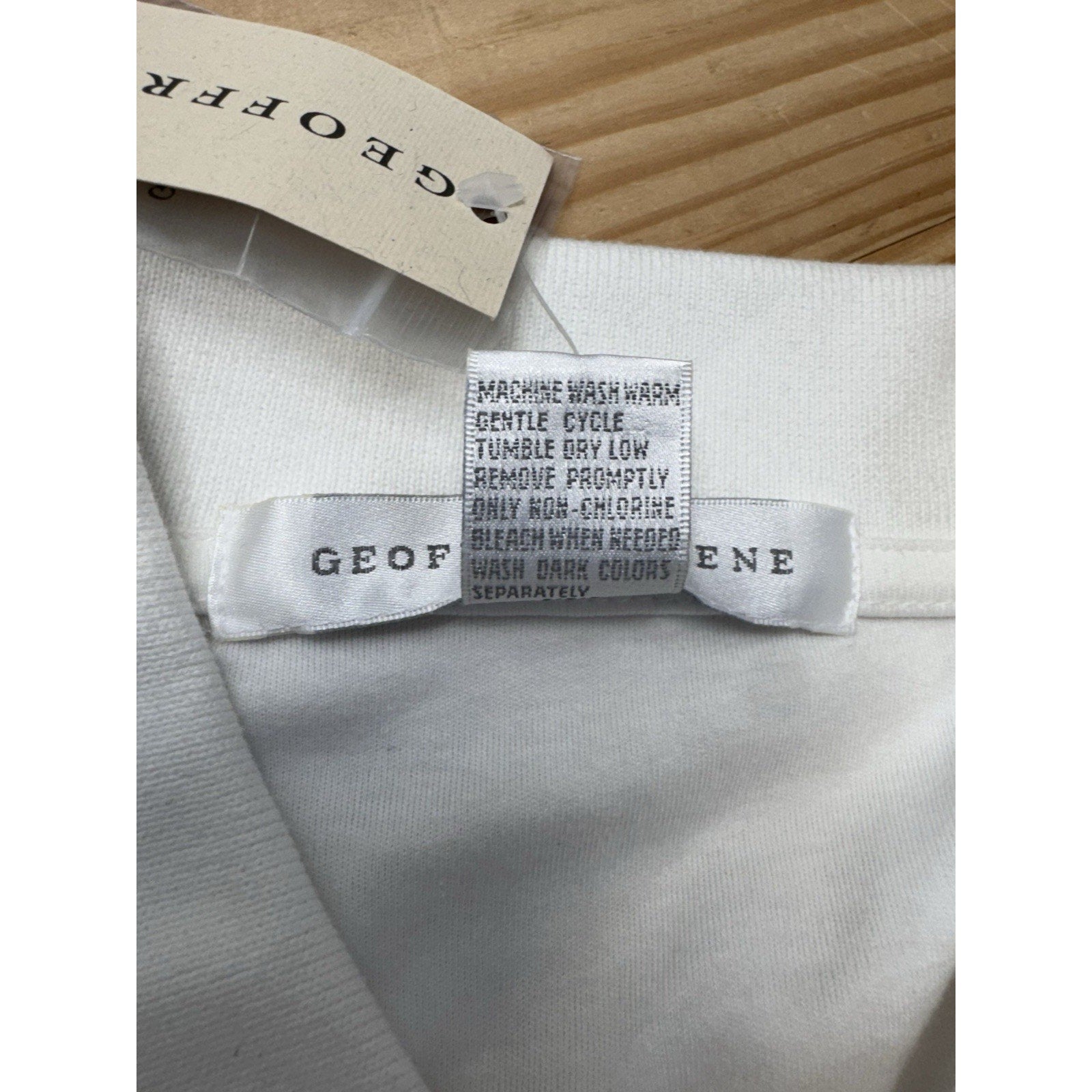 Geoffrey Beene Mens Short Sleeve Polo Shirt L New With Tags NWT Collared Cotton