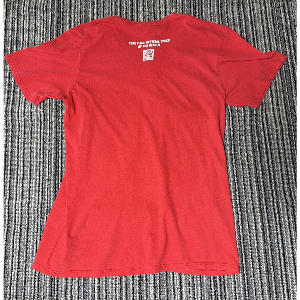 Ole Miss Shirt Adult L Red "MS BONAFIDE TOUGH" Ford F150 Concert Tee