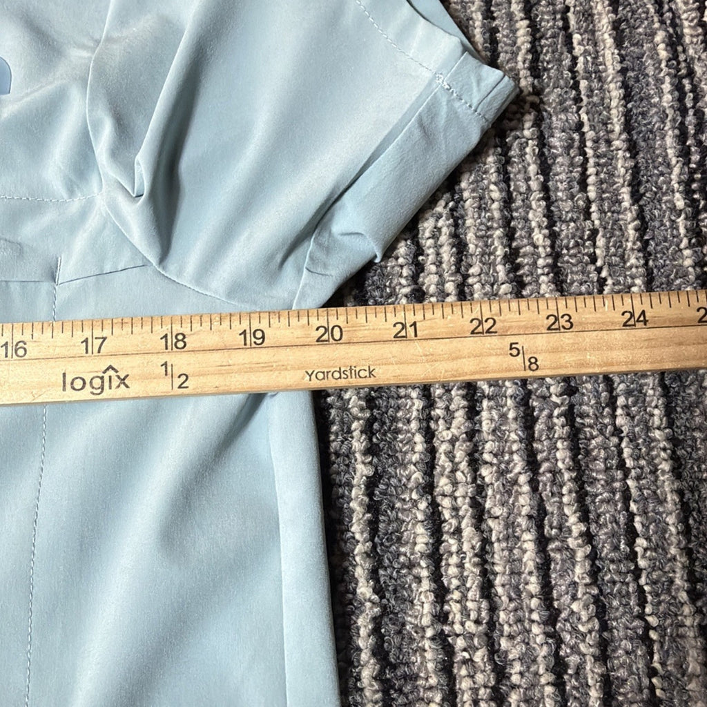 The North Face First Trail Short Sleeve UPf Shirt Blue Stretch Men’s Small